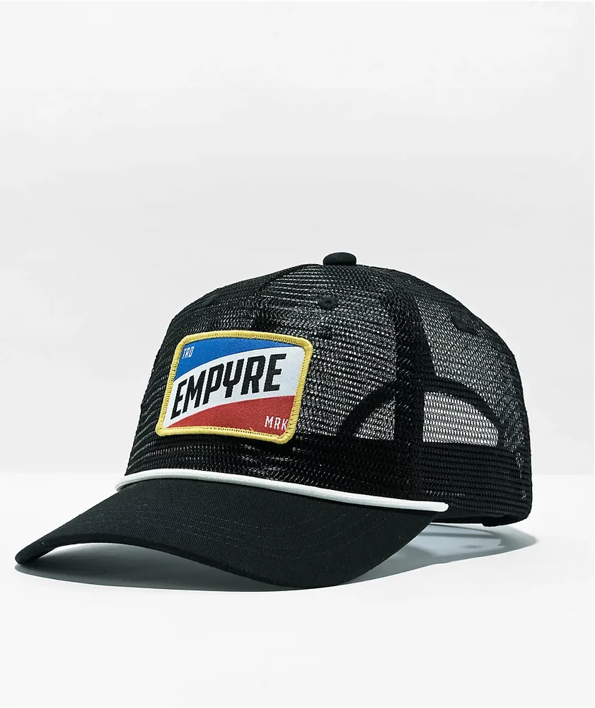 Empyre Vent Black All Mesh Trucker Hat