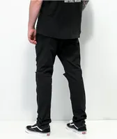 Empyre Verge Destroyed Black Tapered Skinny Jeans