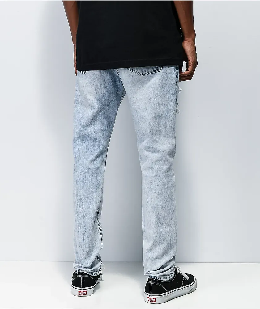 Empyre Verge Kersey Light Wash Tapered Skinny Jeans