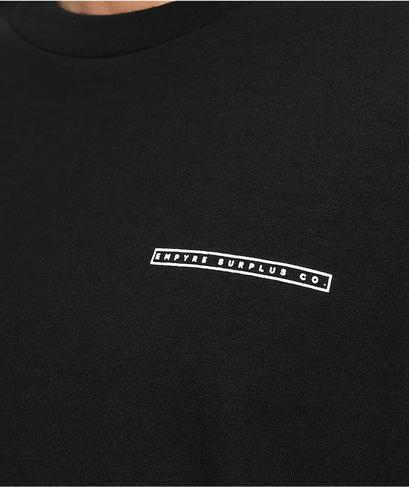 Empyre Vertigo Rose Black Long Sleeve T-Shirt