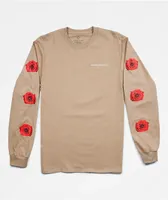 Empyre Vertigo Rose Natural Long Sleeve T-Shirt