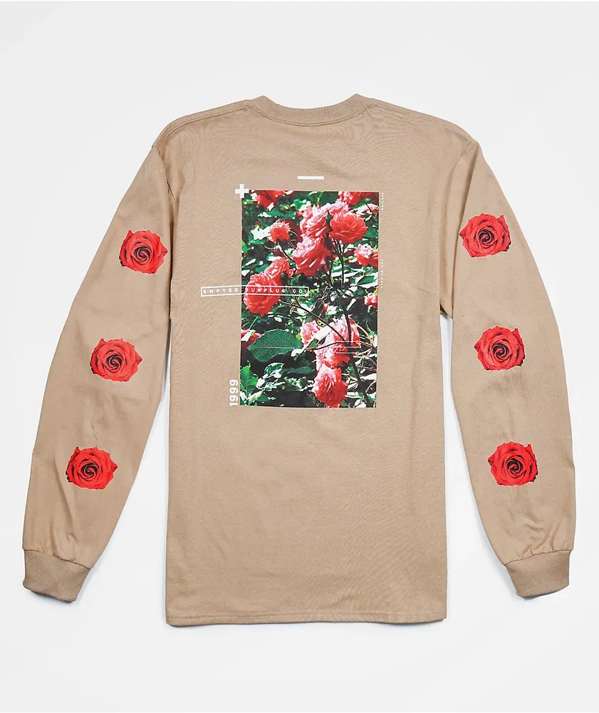 Empyre Vertigo Rose Natural Long Sleeve T-Shirt