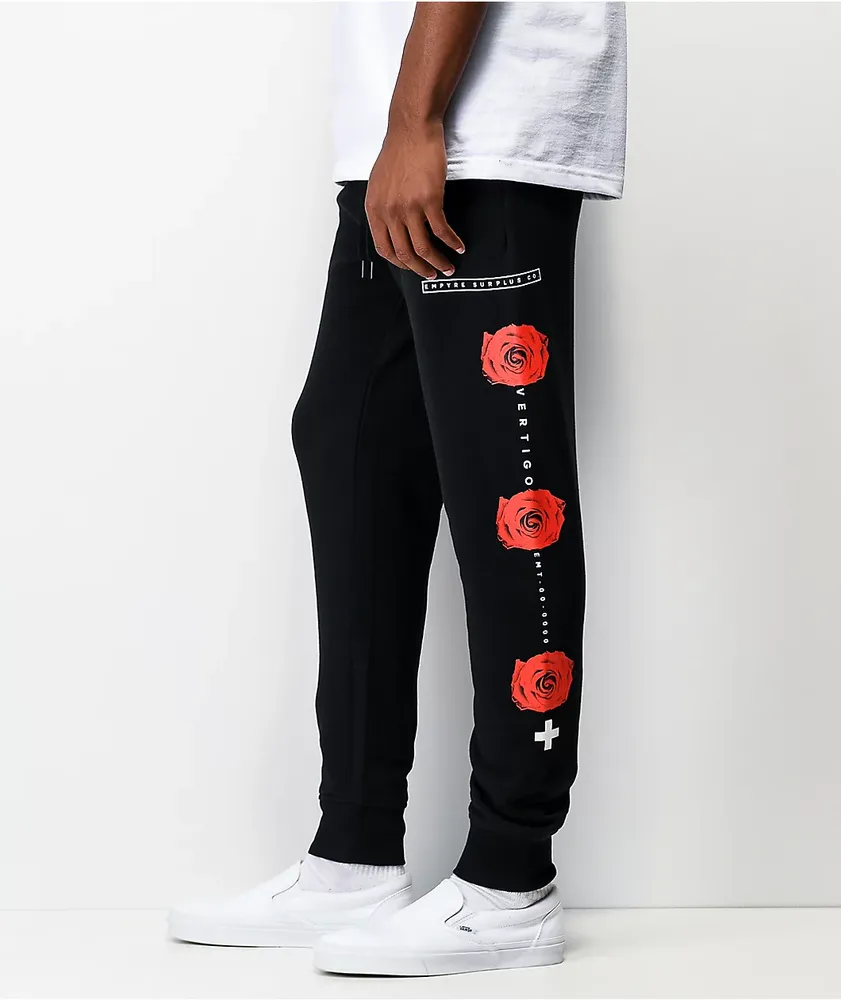 Empyre Creager Poplin Black Stretch Jogger Pants