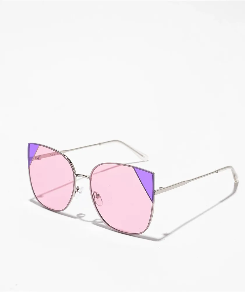 Empyre Vixen Silver & Lavender Sunglasses