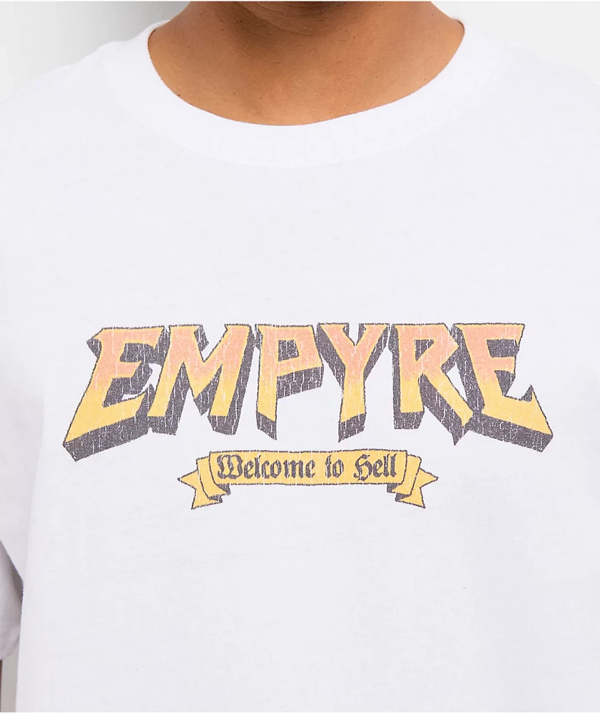 Empyre Welcome To Hell White T-Shirt