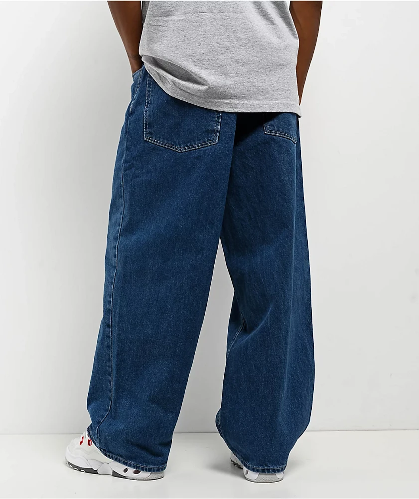 Empyre Wheelie Blue Ultra Wide Skate Jeans