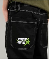 Empyre Y2K Star Black Carpenter Skate Jeans