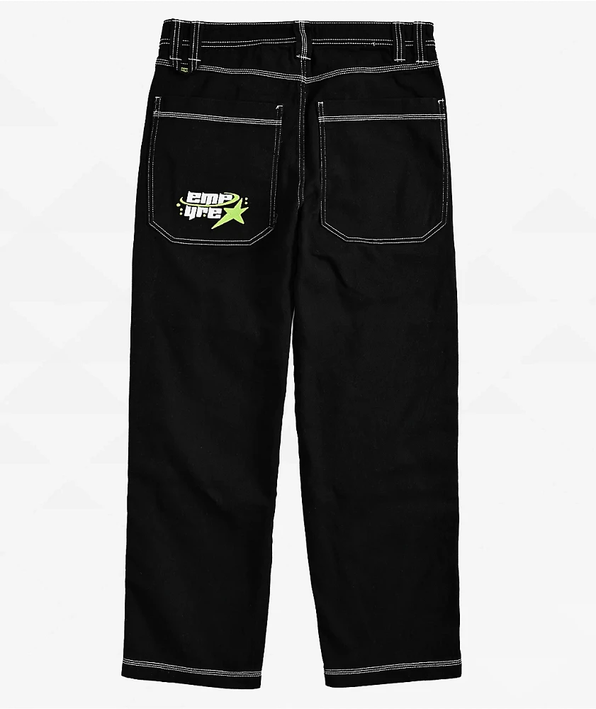 Empyre Y2K Star Black Carpenter Skate Jeans