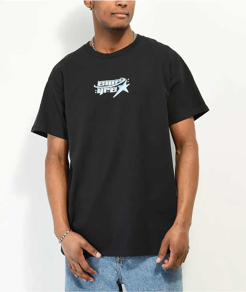 Empyre Y2K Star Black T-Shirt