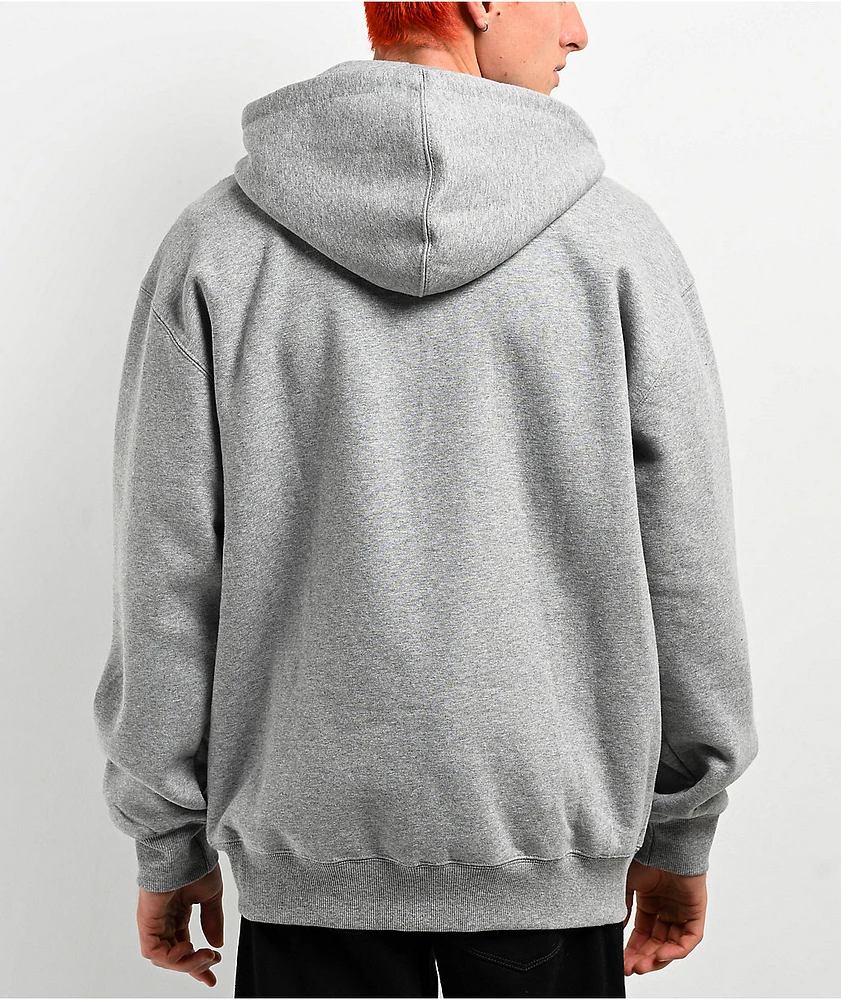 Empyre Yolked Grey Zip Hoodie