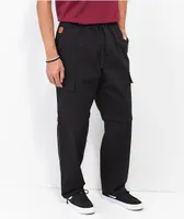 Empyre Zip Cargo Black Skate Pants