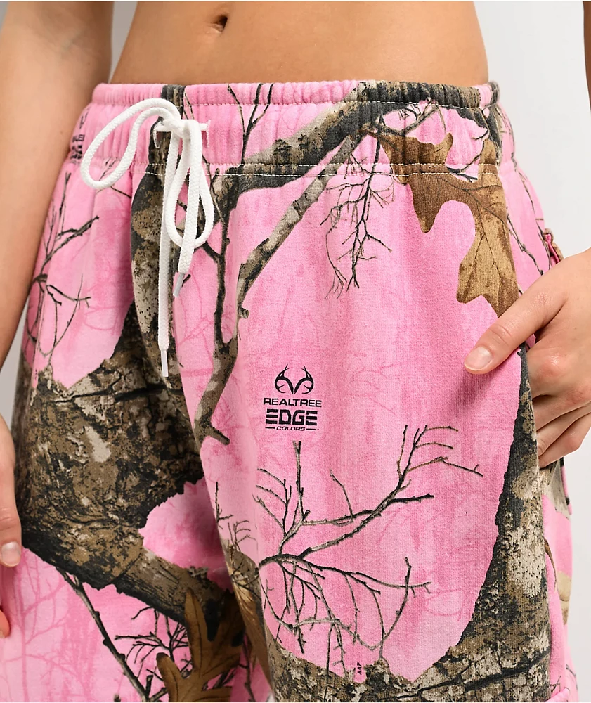 Empyre x Realtree Edge Pink Cargo Sweatpants