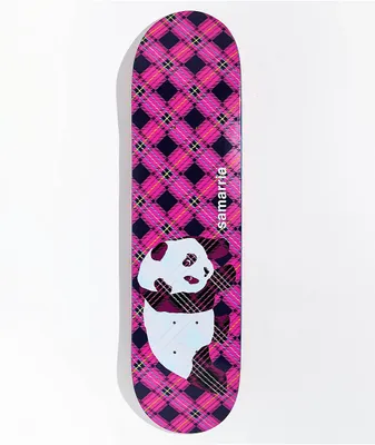 Enjoi Samarria Plaid Panda 8.0" Skateboard Deck