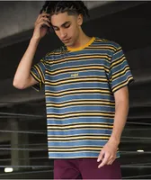 Enjoi San Feliz Slate Blue Stripe T-Shirt