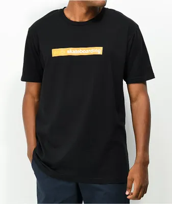 Enjoi Skateboarding Black T-Shirt
