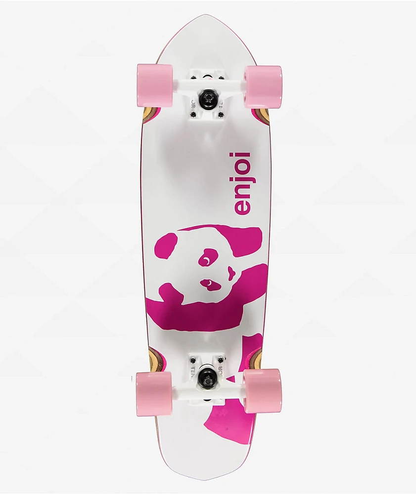 Enjoi Whitey Panda 28" Cruiser Skateboard Complete