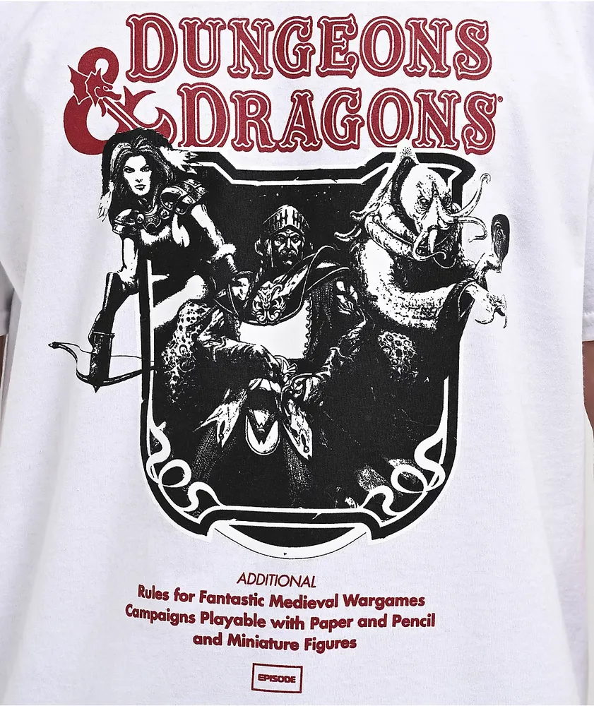 Episode x Dungeons & Dragons Book 3 White T-Shirt