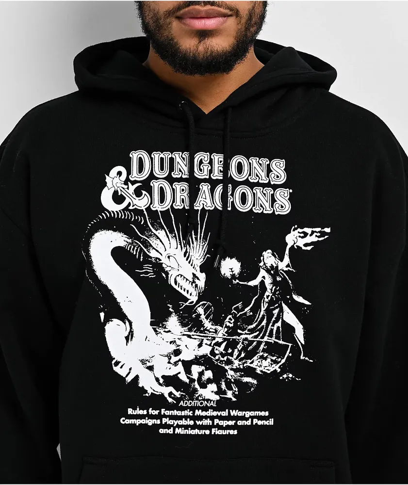Episode x Dungeons & Dragons Book Cover Black Hoodie