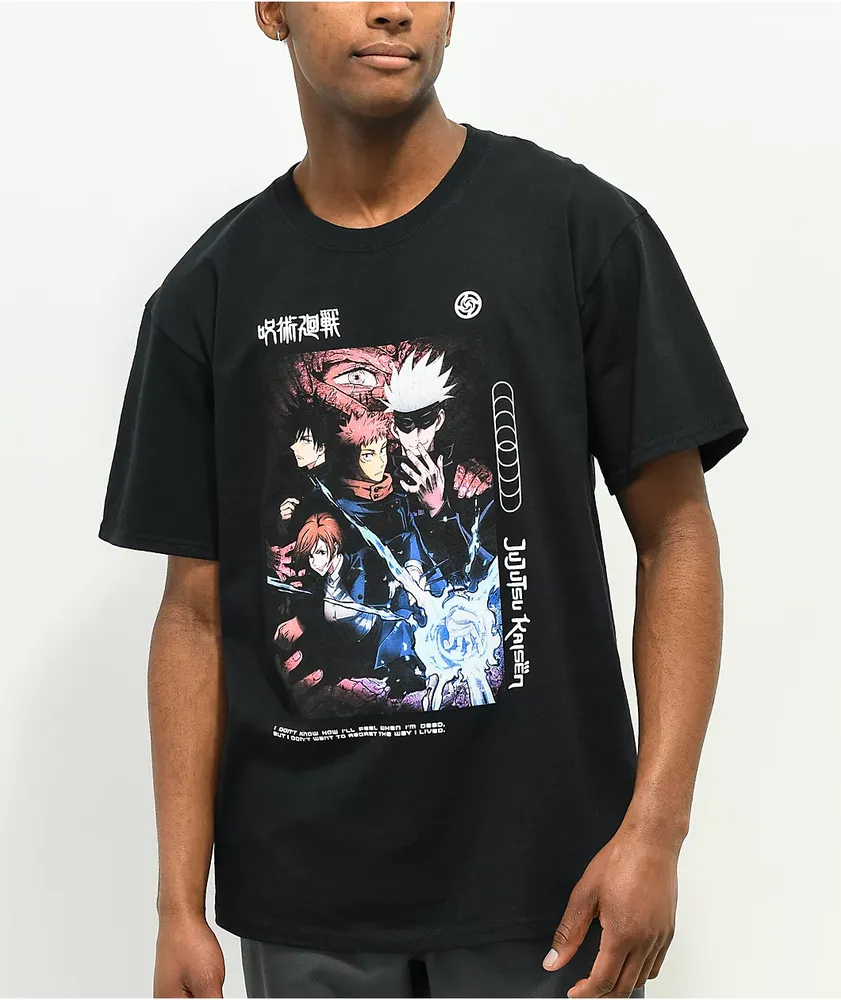 Episode x Jujutsu Kaisen Cover Black T-Shirt