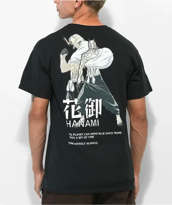 Episode x Jujutsu Kaisen Hanami Black T-Shirt