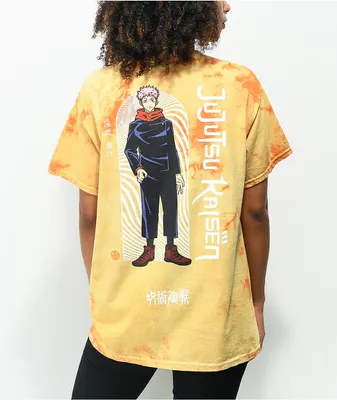 Episode x Jujutsu Kaisen Itadori Orange Tie Dye T-Shirt