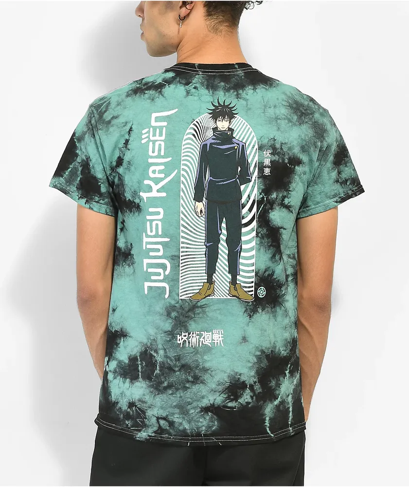 Episode x Jujutsu Kaisen Megumi Green Tie Dye T-Shirt