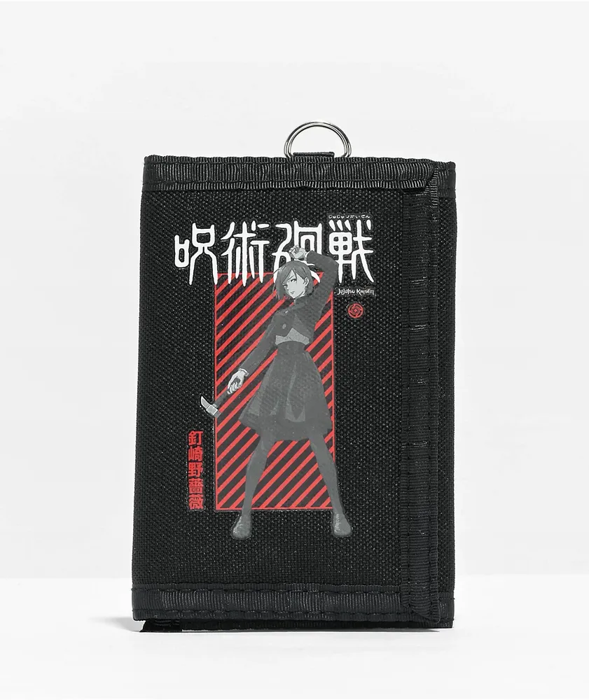 Episode x Jujutsu Kaisen Nobara Black & White Trifold Wallet