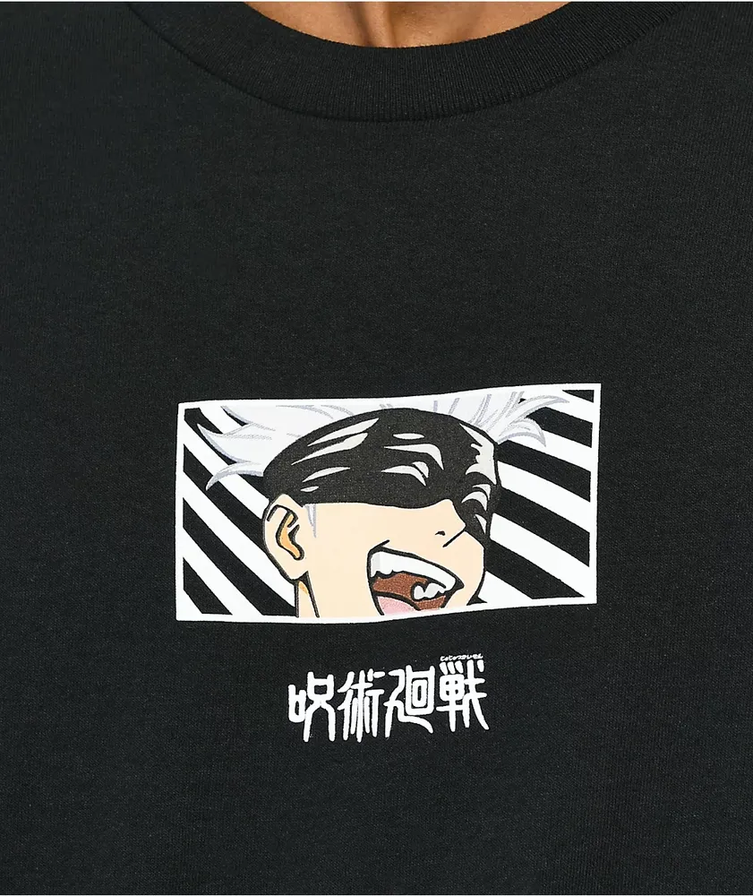 Episode x Jujutsu Kaisen Standing Gojo Black T-Shirt