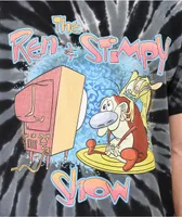 Episode x Ren & Stimpy Don't Touch Black Tie Dye T-Shirt