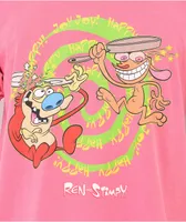 Episode x Ren & Stimpy Happy Happy Pink T-Shirt