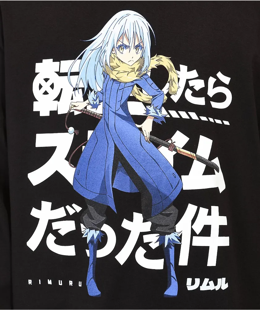 Episode x That Time I Got Reincarnated As A Slime Rumuro Black Long Sleeve T-Shirt