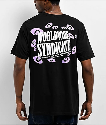 Erased Worldwide Syndicate Black T-Shirt