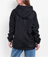 Ervine Black Windbreaker Jacket