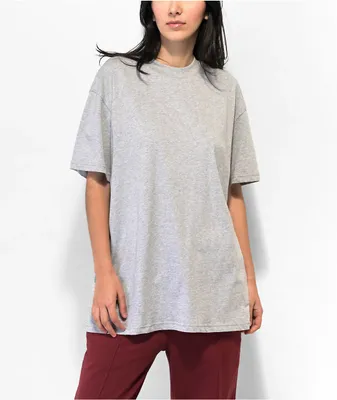Ervine Grey Drop Shoulder T-Shirt