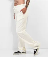 Ervine White Side Slit Sweatpants