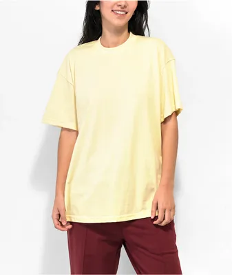 Ervine Yellow Drop Shoulder T-Shirt