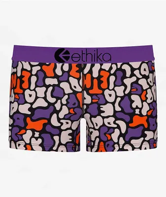 Ethika Apex Trail Purple Staple Boyshort Underwear