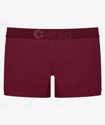 Ethika Crimson Womens Staple Boyshorts - ShopStyle Panties