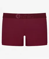 Ethika Basic Berry Staple Boyshort Underwear