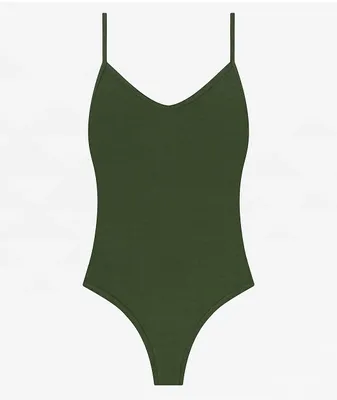 Ethika Basic Green Bodysuit