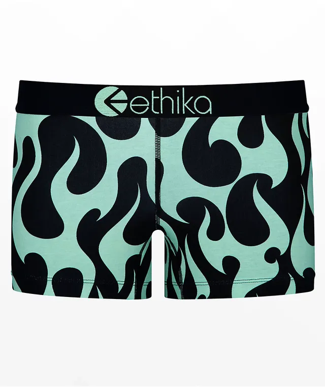 Ethika Merry Jane Blue Staple Boyshort Underwear