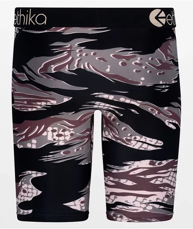 Camouflage Shark Ethika Man Underwear Boxer Briefs Sports Pants US