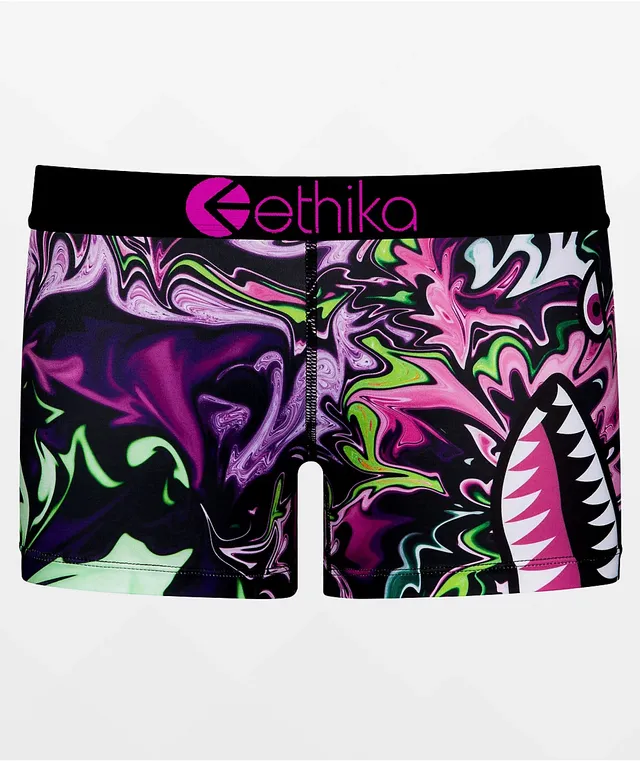 Ethika Womens Graphic Sports Bra In Purple/pink | ModeSens
