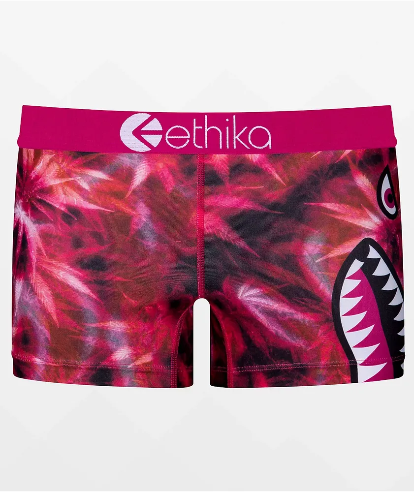 Ethika Bomber Schweed Staple Pink Boyshort Underwear | The Pen Centre