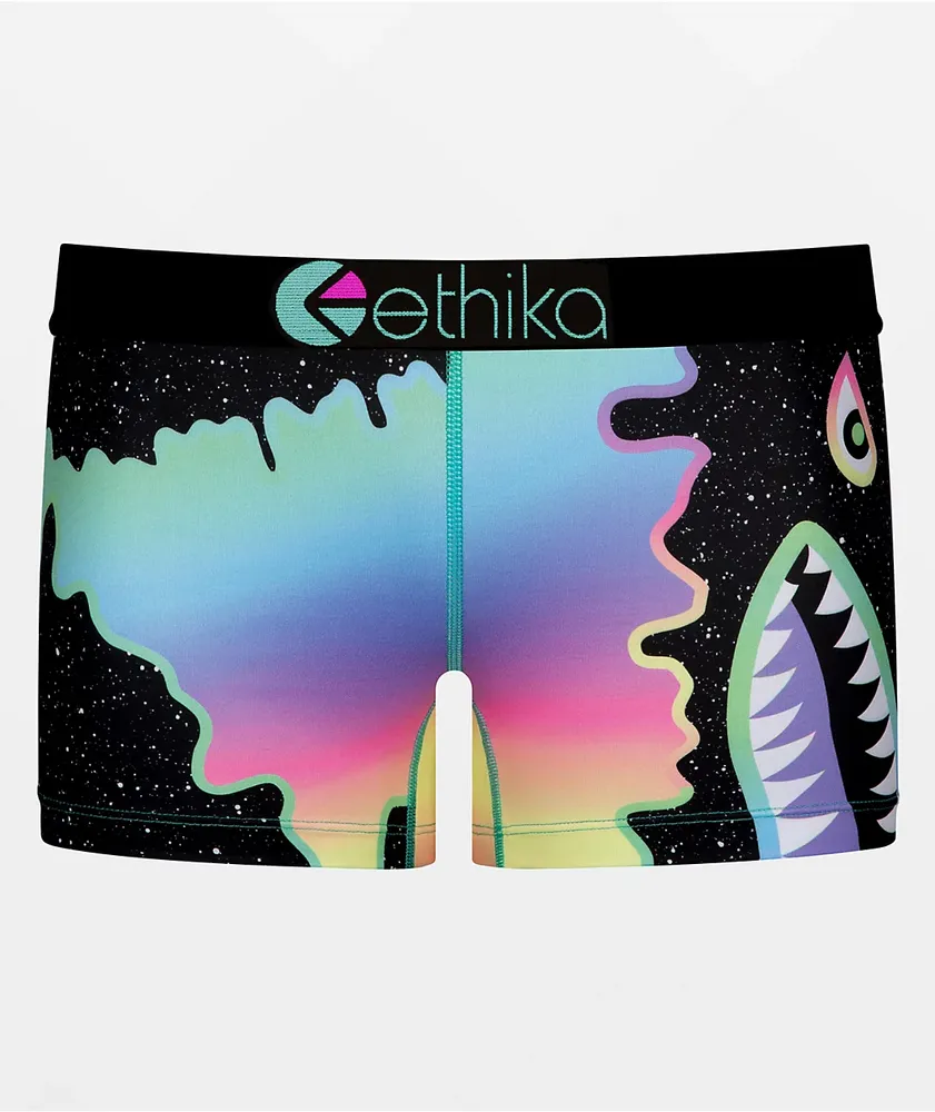 Underwear  ETHIKA Womens Bomber Stealth Drip Boyshort