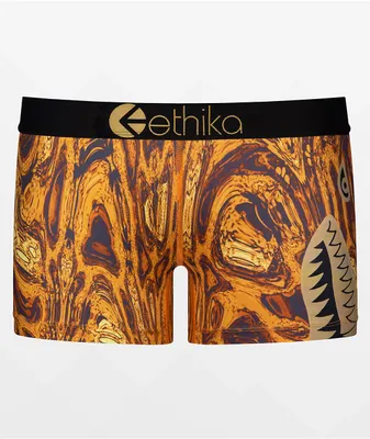 Ethika Bomber Leopard Drip Boyshort Underwear