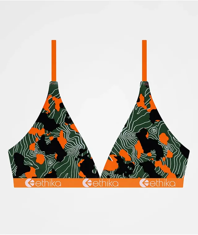 Ethika Forest Camo Triangle Bralette