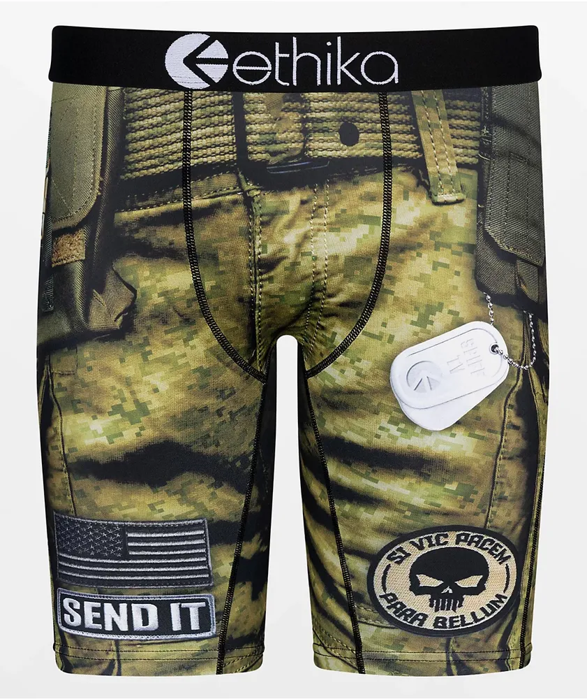 Underwear Pants Boy Boxer New Military Camouflage Hot Briefs For
