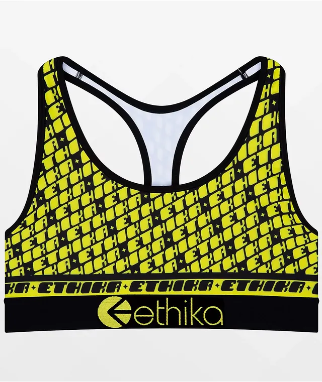 Ethika Go! Neon Yellow Sports Bra