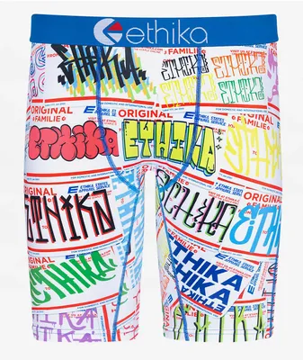 Ethika Youth Boys and Girls Ethika Red Chicago Bulls City Edition Boxer  Briefs